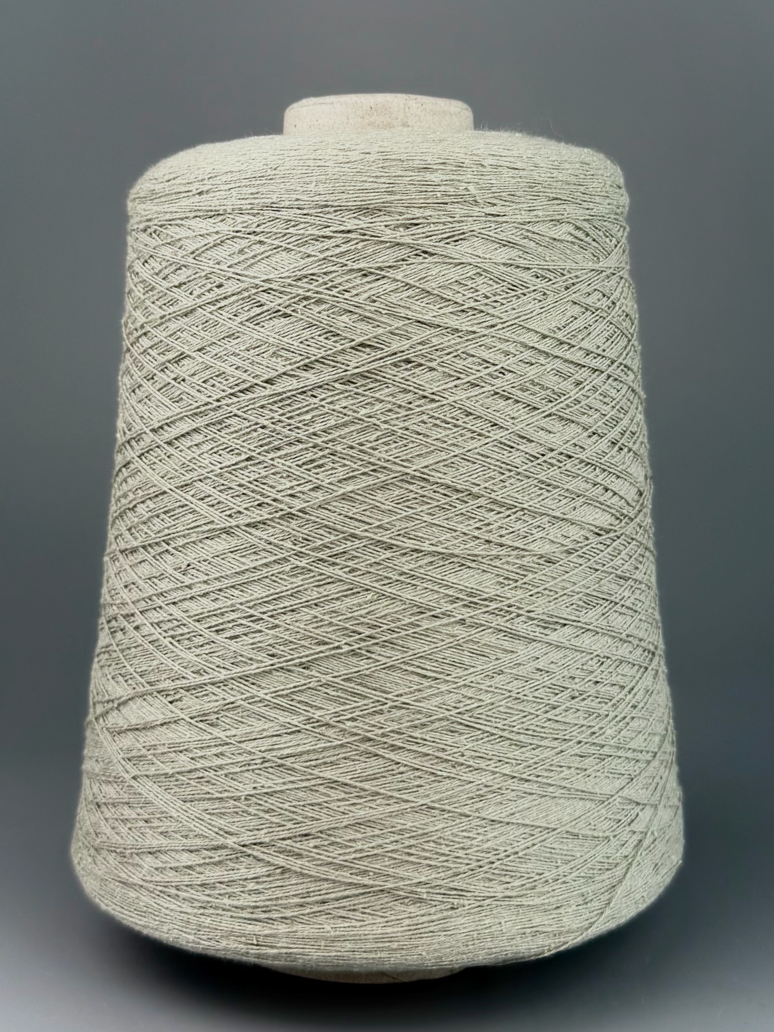 Toscano S.r.L. Art. Seta 854 Nm 2/30 – Garn aus Seide, Baumwolle, Viskose und Leinen col. Salbeigrün trocken 0207 foto 2